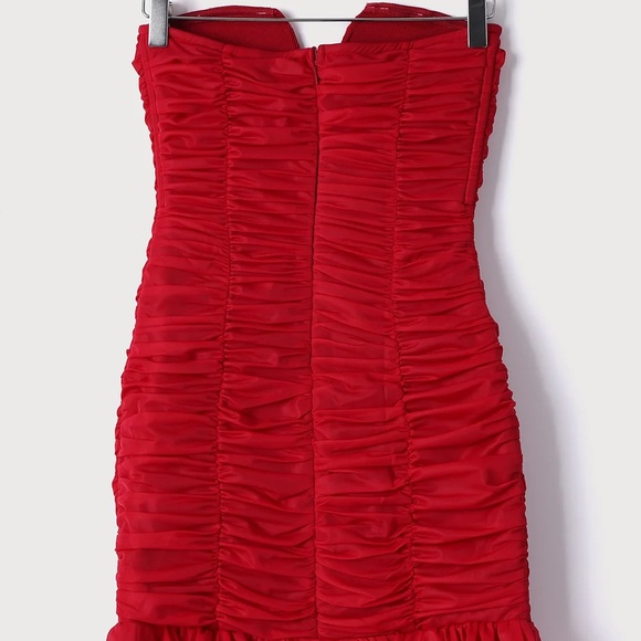 Lulus mini dress red - Picture 4 of 6